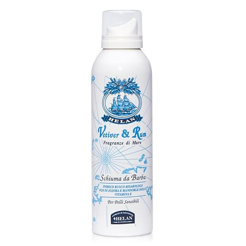 Cosmonths Beard Foam, Vetiver & Rum - 500 g