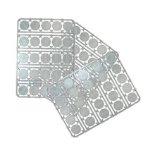 Bases Redondas de 25mm da Warlord Games (75 Peças - 3 Moldes de Bases de 25mm)