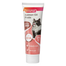 | Salmon Oil Paste for Cats | Promotes Glossy Coat | Supports Vision & Overall Health | Contains Omega 3 & 6 | For Cats of All Ages | 100g Tube