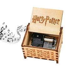 Music Box Made Of Wood Carved Hand Crank Antique Carved Wood Musical Boxes Mechanism Carved Wood Musical Box 18 Note Mechanism Home Decoration For