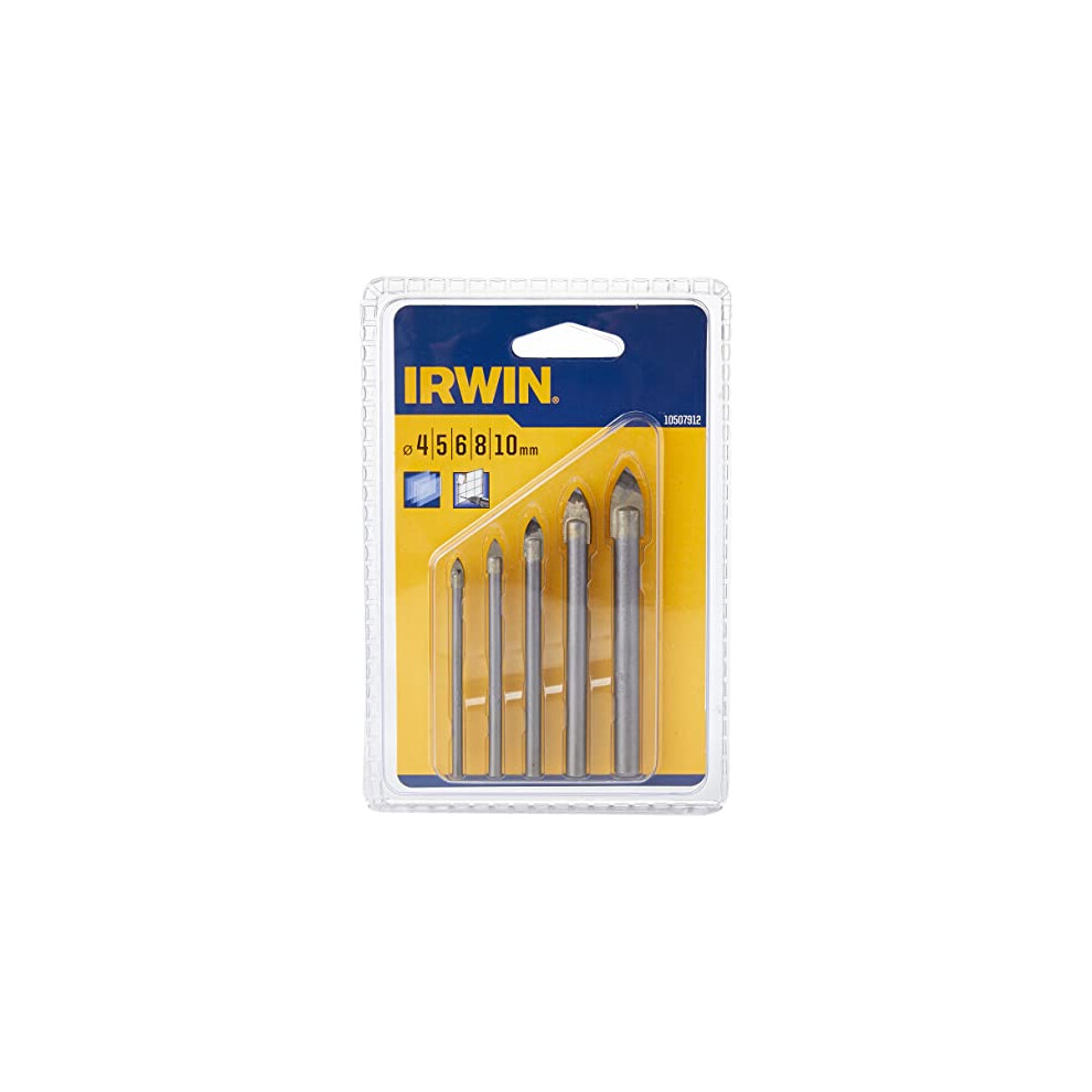 IRWIN� 10507912 Glass & Tile Drill Bit Set of 5 - Image 9