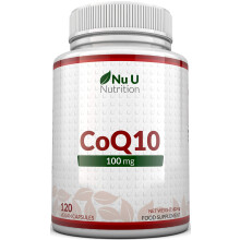 CoQ10 100mg - 120 Vegan Capsules of Coenzyme Q10-4 Month Supply - 100% Pure and Naturally Fermented Ubiquinone Coenzyme Supplement - Made in The UK by