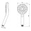 B2231AA Evo Round Shower Head, Chrome 7