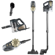 BEL01731TT Titanium 2-in-1 Hand Vacuum Cleaner - Converts To Handheld Unit, Floor To Ceiling Cleaning, 600ml Dust Container, Washable Extra HEPA