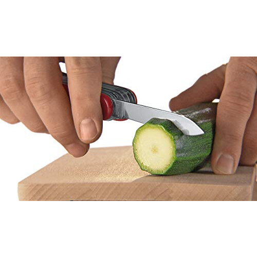 Victorinox Picknicker Swiss Army Pocket Knife, Large, Multi Tool, 11 Functions, Locking Blade, Red 2