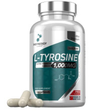 L-Tyrosine Ultra Premium Grade | L tyrosine 1,000mg Highest Strength in The UK | 120 Vegan Capsules 2X Strength Tyrosine