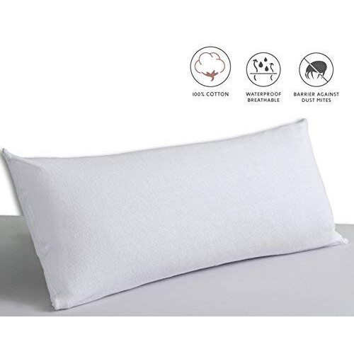 – Waterproof zipped Pillow Case Protector/Pillow cover. Breathable. Size 40x60cm 1