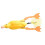 3D Hollow Ducking Weedless S 7.5cm 15g - 03 Yellow 1