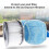 2pcs Protective Nets Compatible with Mspa Hot Tubs Filter, Mesh Cover for Mspa 90 Pleats Strainer Replacement Filter 5