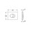 Grohe 38506P00 | Skate Air WC Wall Plate | Brushed Chrome 2