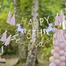 Eco-Friendly Customisable Princess Happy Birthday Party Bunting Decoration