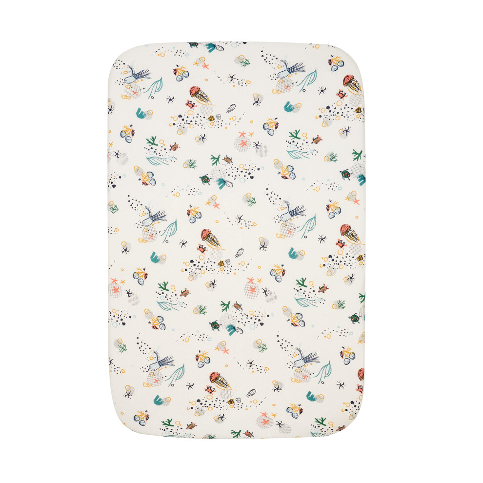 Bedside Crib Starter Pack | 2 Crib Fitted Sheets with an Interlock Coverlet, 100% Organic Cotton, Fits 53x80cm to 60x90cm Mattresses | Our Planet