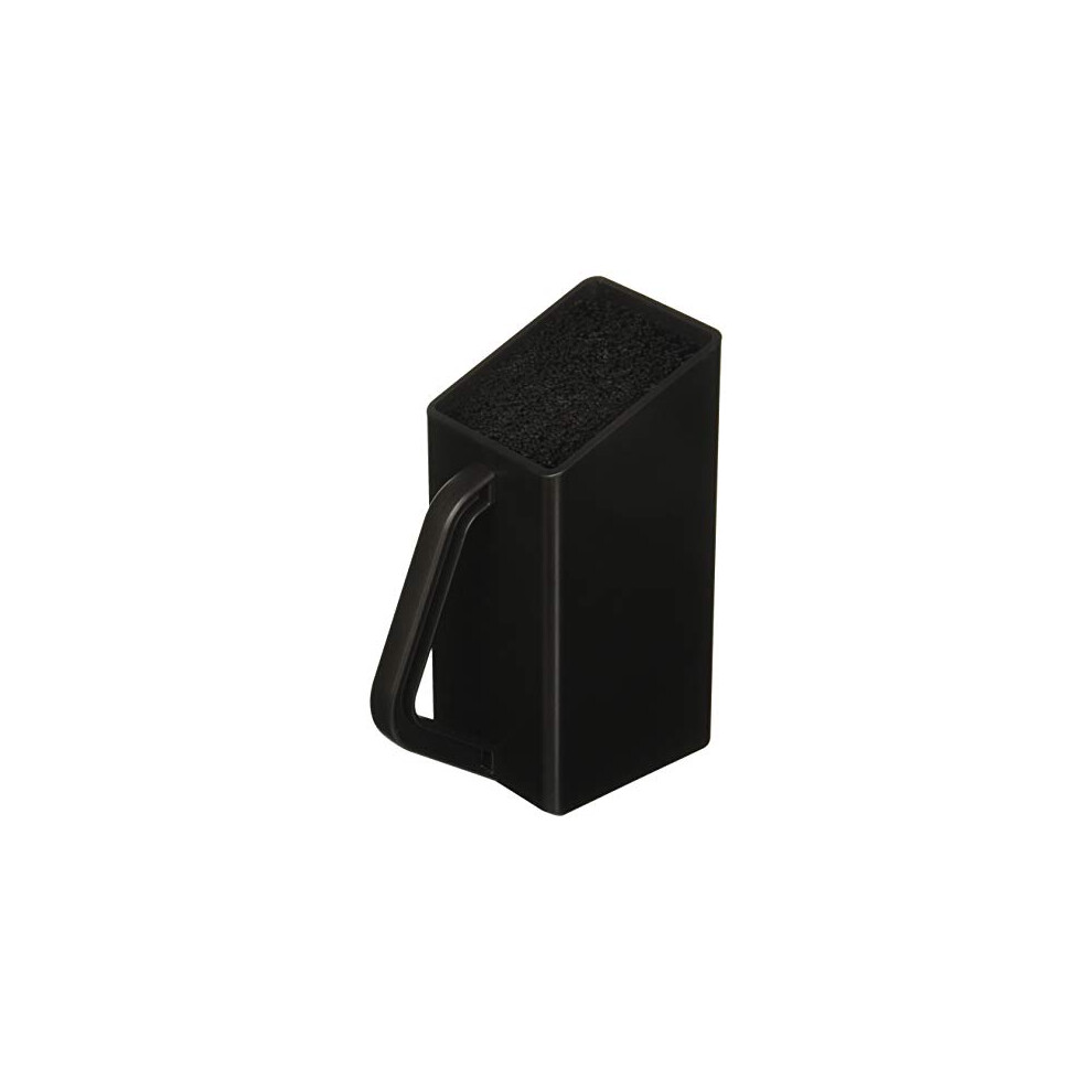 Swiss Classic Small Empty Cutlery Block, Black, 15.9 x 5 x 5 cm