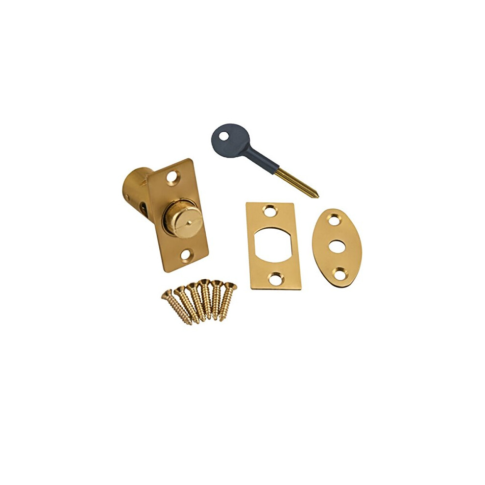 Bh02051 Window Security Rack Bolt And Key, Solid Brass 32Mm (1.1/4 Inch) 5013249366030