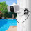 Junction Box for Bullet Camera, Dome Camera and Solar Panel Bracket Installation, Junction Mounting Box Hidden Cable for Wall Ceiling Mounting, Indoor 5