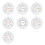 Junction Box for Bullet Camera, Dome Camera and Solar Panel Bracket Installation, Junction Mounting Box Hidden Cable for Wall Ceiling Mounting, Indoor 7