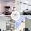Junction Box for Bullet Camera, Dome Camera and Solar Panel Bracket Installation, Junction Mounting Box Hidden Cable for Wall Ceiling Mounting, Indoor 4