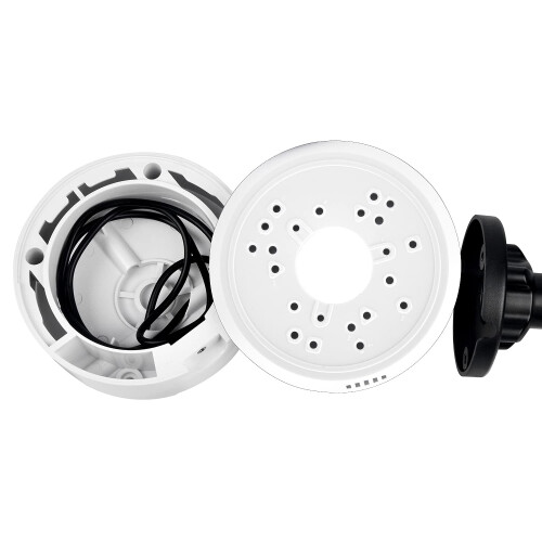 Junction Box for Bullet Camera, Dome Camera and Solar Panel Bracket Installation, Junction Mounting Box Hidden Cable for Wall Ceiling Mounting, Indoor 2