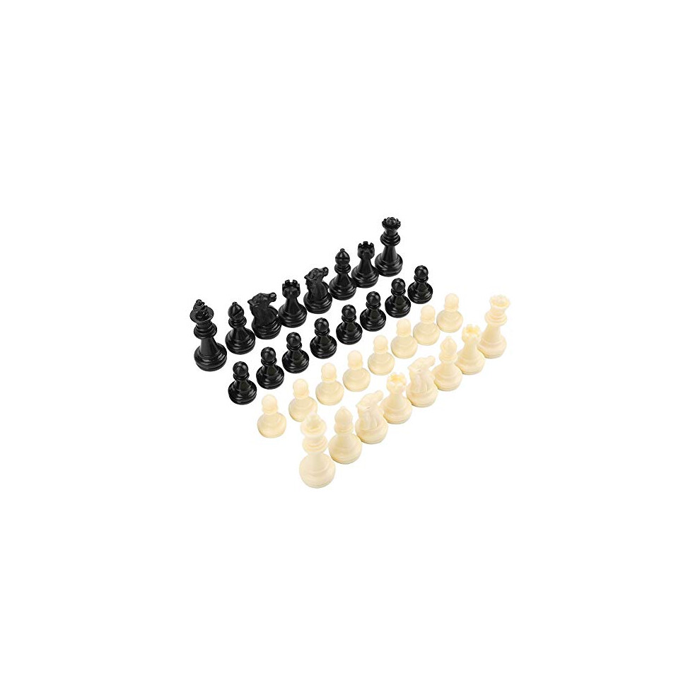 Magnetic Chess Pieces, 32 Pcs Plastic Chess Pieces Knight Chess Pieces Small Magnetic Chess Pieces International Magnetic Chess Pieces Replacement-image-OPC-PDWGBJ8-NEW