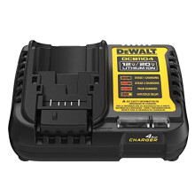 12V MAX/20V MAX Lithium Ion Battery Charger, 4 Amp, Waterproof (DCB1104), Black