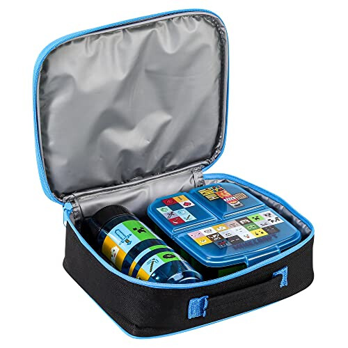 Minecraft Kids Childrens Lunch Box Set – Insulated Lunch Bag