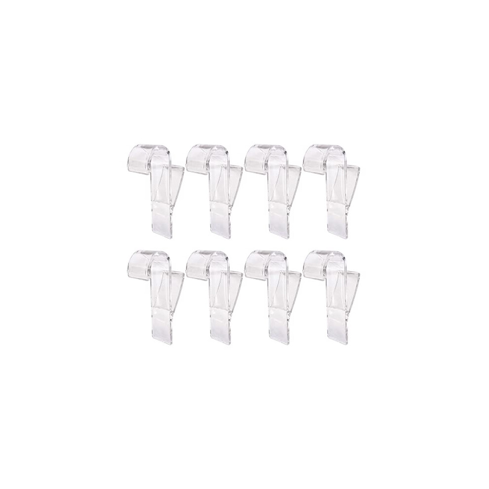 8 Pieces of Bathroom Radiator Hooks, Family Towel Rack Hooks, Plastic Hook Accessories, Radiator Hooks, Transparent Radiator Hooks, No Drilling