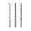 Metabo 630824000 SDS-Plus Classic Drill/Chisel Set, 0 V, Green, Set of 10 Piece 4