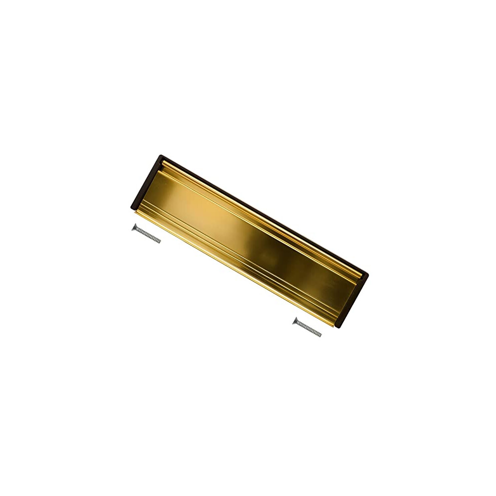 Ami EP 965 briefplaat-tochtklep met schacht aluminium F1 deurdikte 38