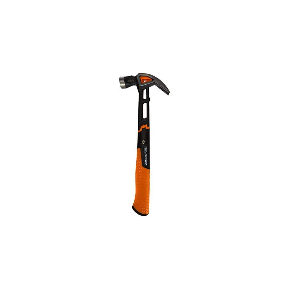 Universal Hammer IsoCore L With Curved Claw, Length: 34 cm, Weight: 779 g, Black/Orange, 1027203