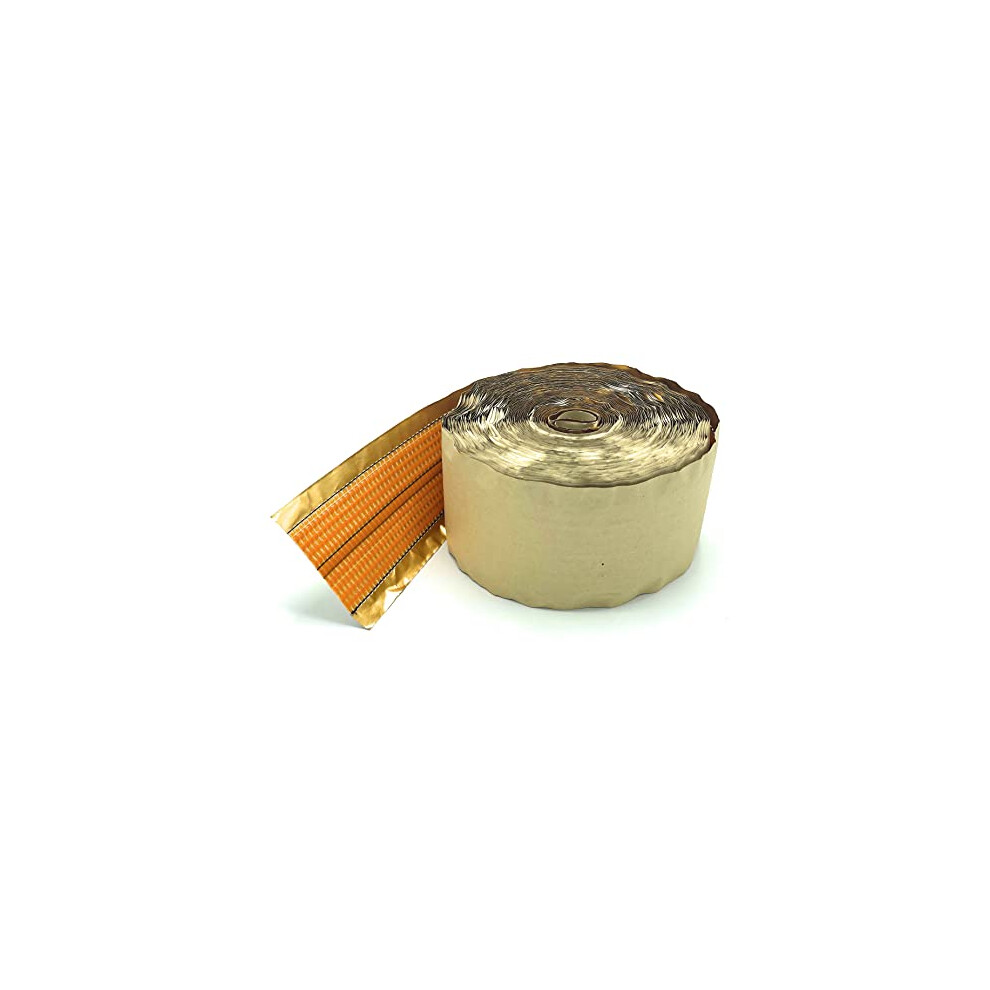 Carpet Joining Gold Foil Backed Tape - Heat Bond Hot Adhesive Seaming 20Mtr Roll 5060970620092
