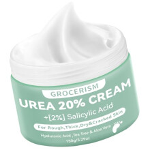 Urea Cream 20 Percent For Feet Plus 2% Salicylic Acid 150g || Foot Cream and Hand Cream Maximum Strength with Hyaluronic Acid, Tea Tree, and Aloe Vera