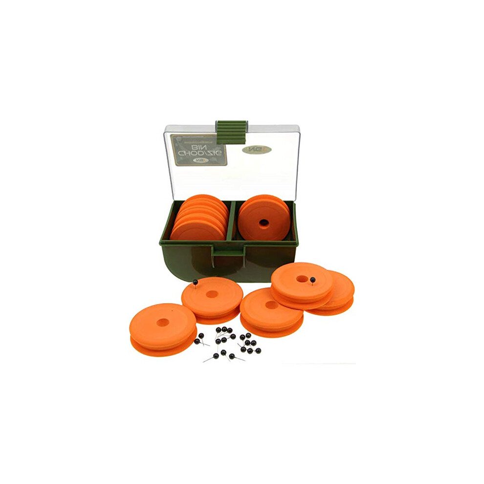 Carp Fishing Tackle Chod/Zig Bin with 10 EVA Winders for Rig Hooks Long lengths