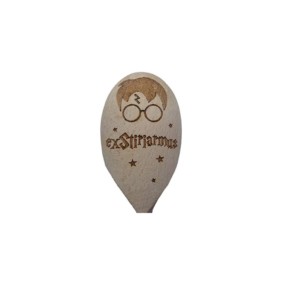 HARRY POTTER INSPIRED WIZARD EXSTIRIAMUS WOODEN BAKING SPOON COOKING GIFT