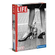 39634 Life Magazine 1000 Pieces Black and White, Vintage-Made in Italy, Jigsaw Puzzle for Adults, Multicoloured