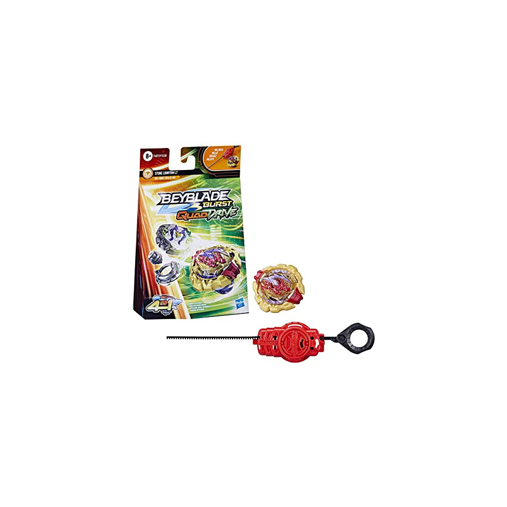 - Beyblade Quad Drive Pack Top and Launcher, Multicolour (F3338EU4)