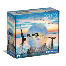 Clementoni 35121 Peaceful Wind 500 Teile, hergestellt in Italien, Puzzle fr Erwachsene, mehrfarbig, mittelgro
