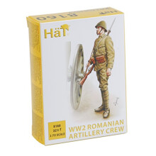 HäT WWII Romanian Artillery Crew Plastic Model Kit 1:72 Scale - 08160