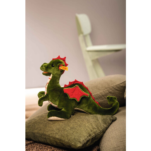 Steiff 067198 Rocky dragon 32 green - Plush Soft Toy 1