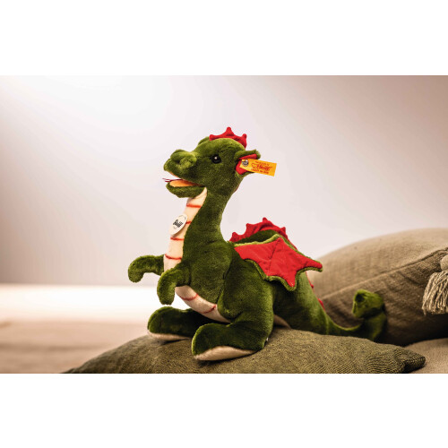 Steiff 067198 Rocky dragon 32 green - Plush Soft Toy 2