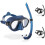 Cressi Calibro + Corsica Snorkeling Set - Blue Nery, Uni 1