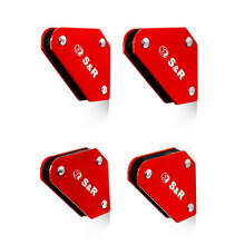 Mini Welding Support Magnet - Set of 4 Magnets 58 x 50 mm with Angle 45 , 90 , 135