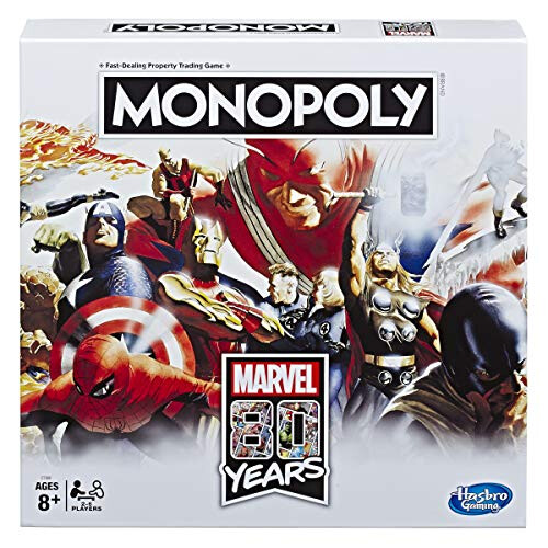 Monopoly Marvel 80th Birthday Board Game [French Version]