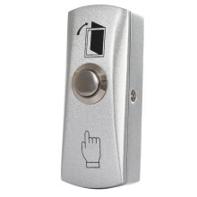 Zinc Alloy Shell Door Push to Exit Button - Flush-Mount with Backbox for Access Control