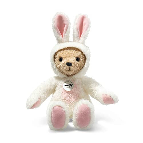 Steiff 114052 Teddy Bear Plush, Whisper White, 27 cm - Plush Soft Toy 1