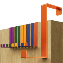 Over Door Hanger Set of 10 – Multicolour Door Hooks for Leaf Depth 3.6 cm (1.4") + 4.6 cm (1.8"), Sturdy Coat Hooks for Door, Over Door Hook