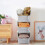 Set of 3 Kitchen Storage Plastic Stackable Storage Baskets, Gray Stacking Basket 6