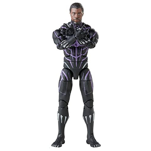 Hasbro Marvel Legends Black Panther 15 cm Actionfigur med 3 tillbehör