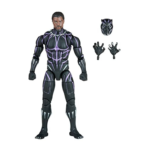 Hasbro Marvel Legends Black Panther 15 cm Actionfigur med 3 tillbehör 1
