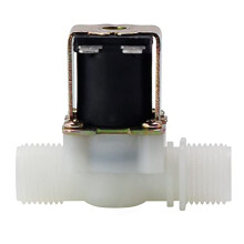 1/2" DC 12V Electric Solenoid Valve Normally Closed N/C Water Inlet Flow Switch