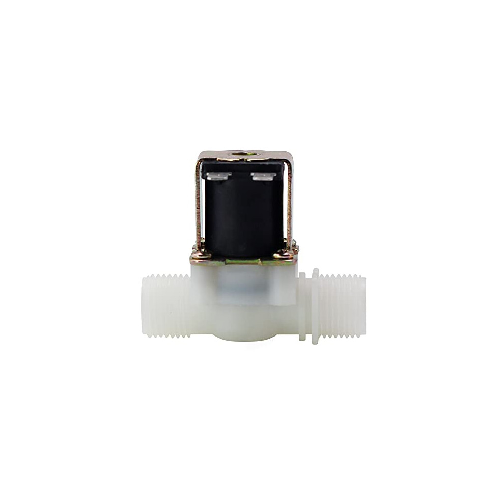 1/2" Dc 12V Electric Solenoid Valve Normally Closed N/C Water Inlet Flow Switch 713458680297